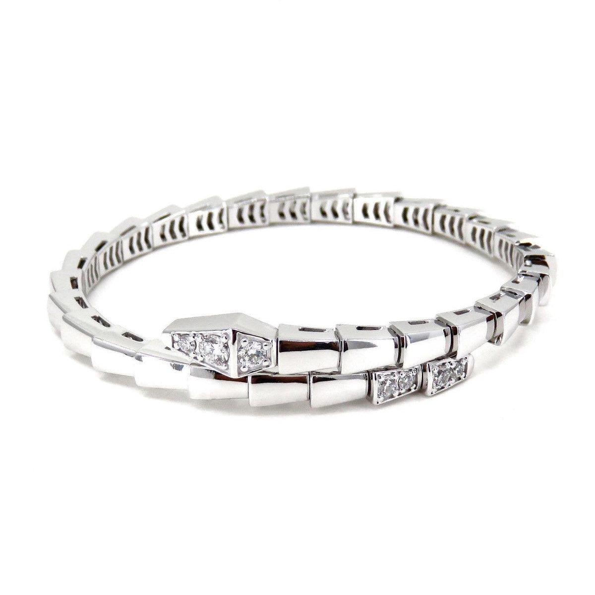 Bvlgari SERPENTI BRACELET DIAMONDS SILVER