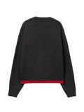 TONYWACK V-neck layered cardigan