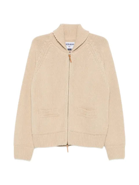 Sebago zip-up cardigan