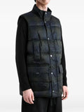 Barbour Lonnen tartan quilted gilet